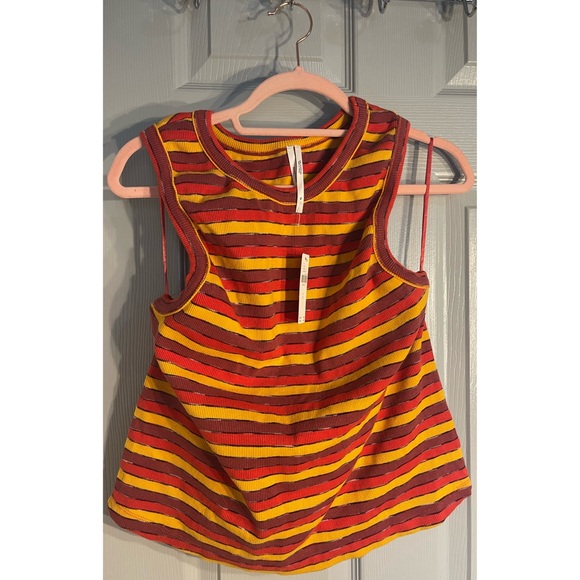 Anthropologie Ribbed Racer Tank NWT SZ XL - Picture 9 of 16